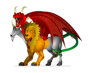 Paper Standee Chimera WIP3