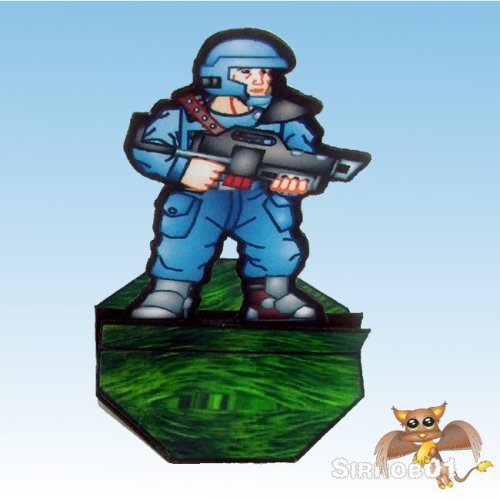 Basing paper miniatures 16