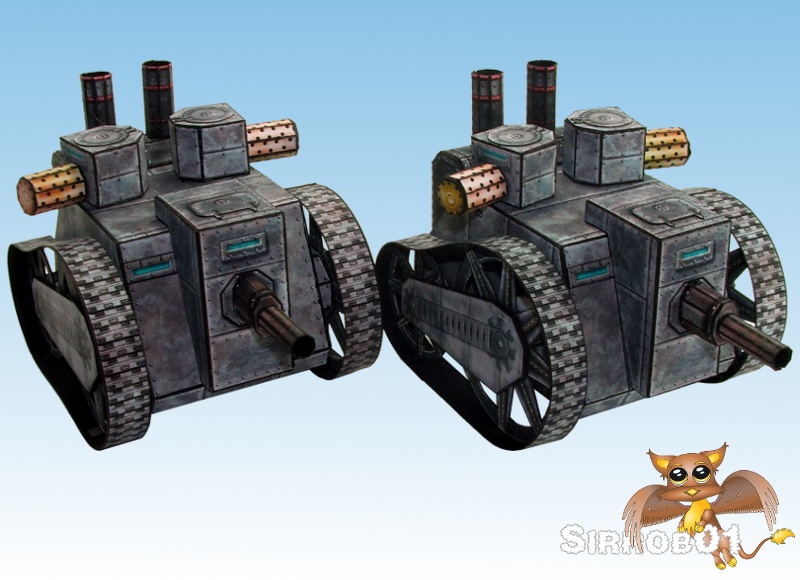 Mayhem in Paper Steam Ram Variant F(3)