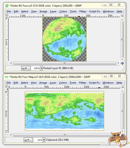 Gimp Planet Tutorial Four