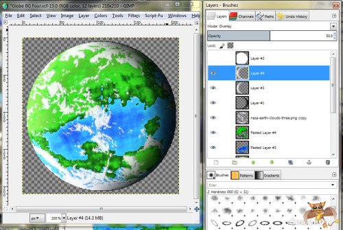 Gimp Planet Tutorial Fourteen