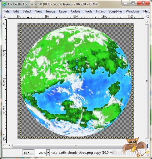 Gimp Planet Tutorial Ten