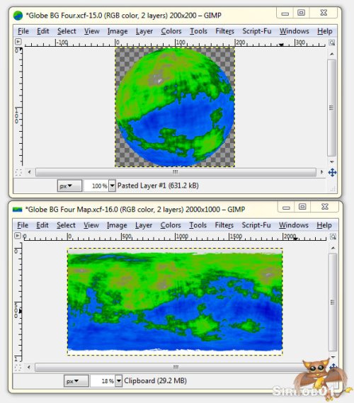 Gimp Planet Tutorial Three