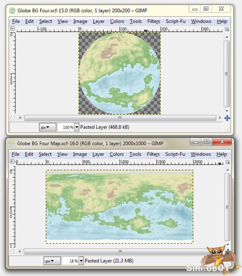 Gimp Planet Tutorial Two