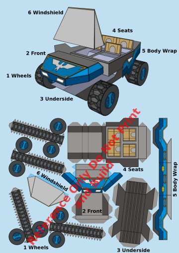 Flipit Blue Falcons Transport Reference