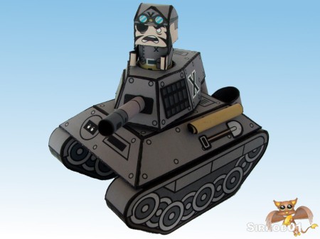 Flipit Black X Commander Erwin Muttonschnitzel Uberpanzer (Tank)
