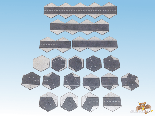 Asphalt Road Tiles 1200x900