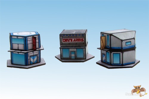 Battletech 6mm City Commercial Buildings 1_1