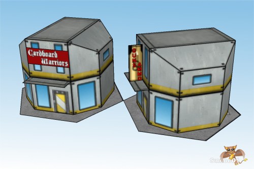 Battletech 6mm City Commercial Buildings 1_4
