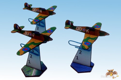 Hawker Hurricane 2_5d paper aircraft