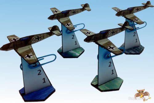 Messerschmitt Bf 109 2_5d paper aircraft