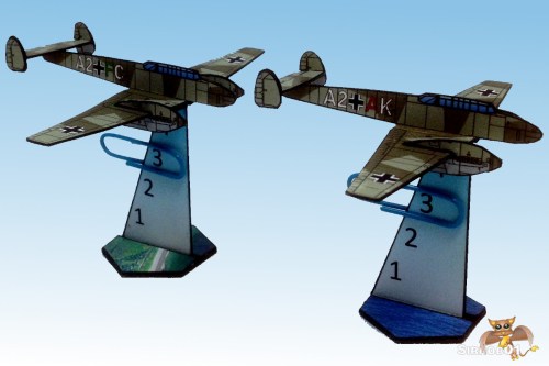 Messerschmitt Bf 110 2_5d paper aircraft